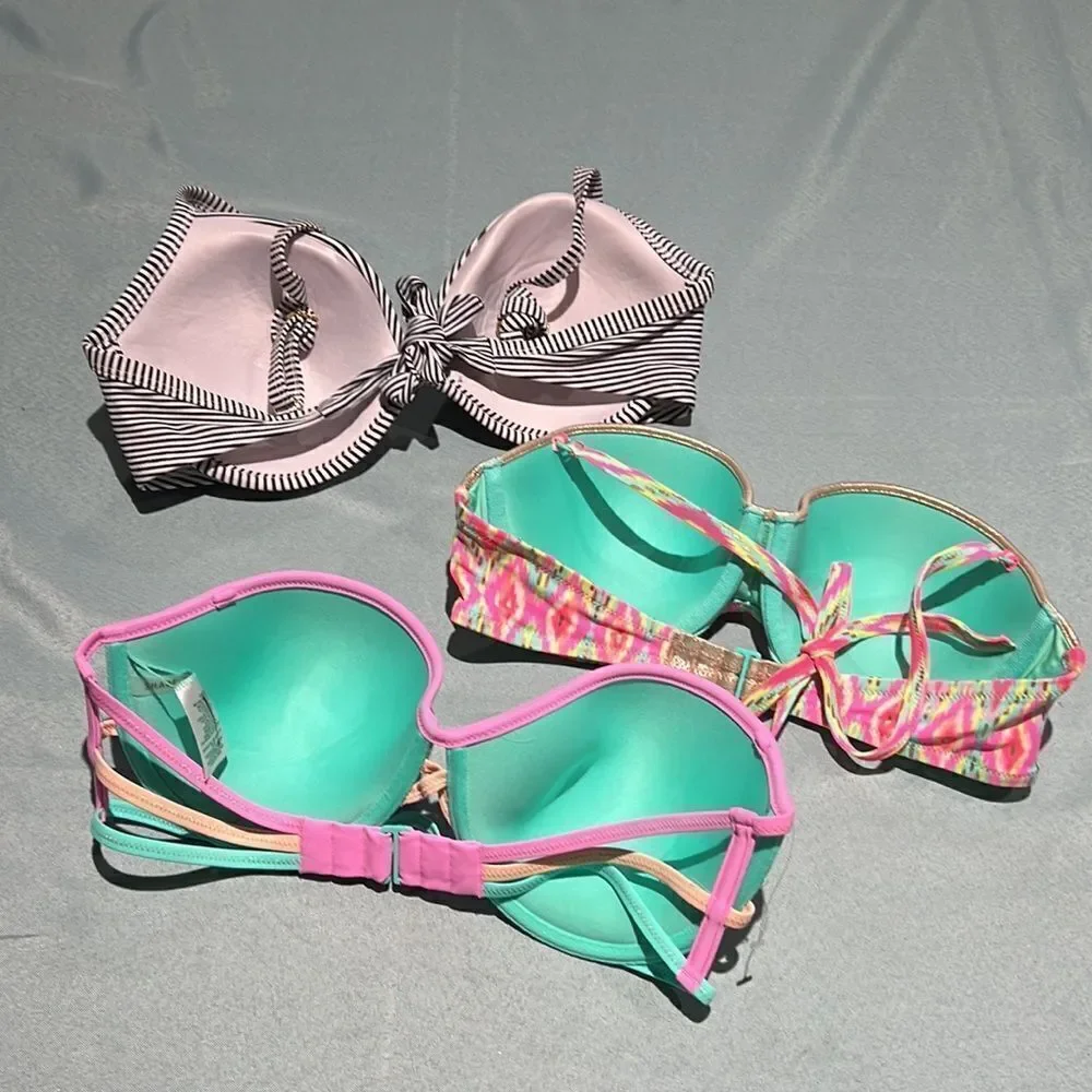 LOT of  Bikini Tops 38C & 36C D24‎